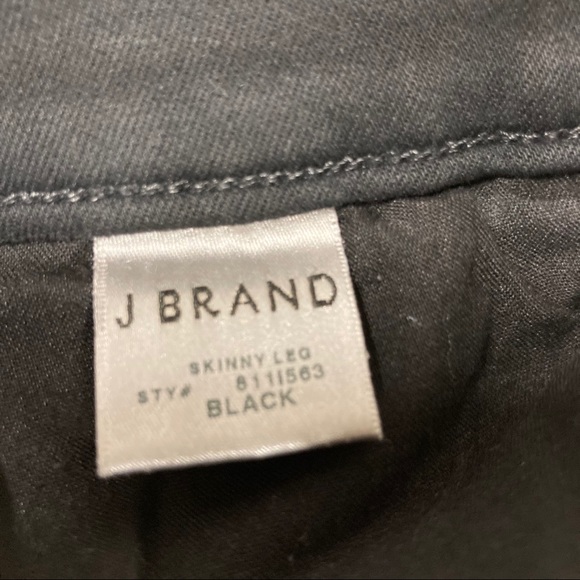 J Brand Skinny Leg in Black sz 26 - Picture 10 of 10